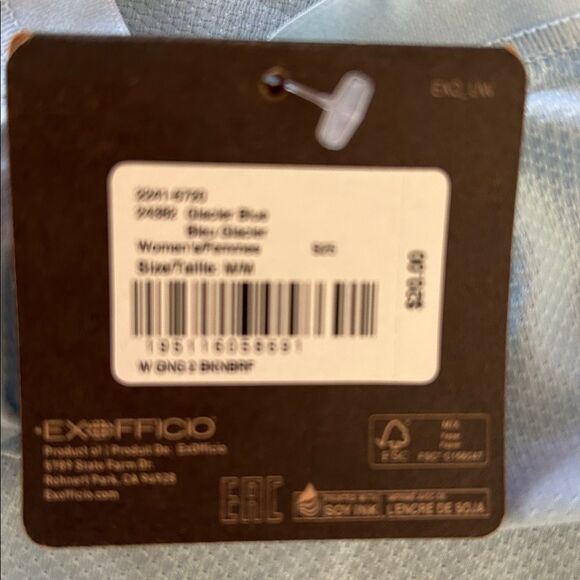 Exofficio Give N Go 2.0 Performance Underwear, Bikini Brief, Blue, Medium, NWT - Picture 7 of 9